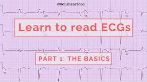 How To Read An Ecg Ekg Part 1 The Basics Of Understanding An Electrocardiogram Youtube
