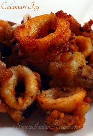 Crispy Fried Calamari Deep Fried Squid Rings Recipe Fried Calamari Vegetarian Side Dishes Calamari