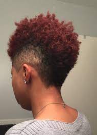 Pin By The Beauty Is Show On Shaved Sides Natural Hair Mohawk Short Natural Hair Styles Hair Styles