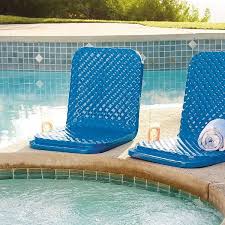 Folding Poolside Seat Pool Accessories Pool Storage Pool Designs