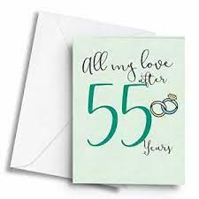 Subito a casa e in tutta sicurezza con ebay! Anniversario Di Matrimonio 55 Anni