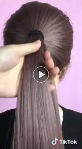 These hairstyles are quick to make and use very least of styling products. Simple Hairstyle I Hope You Like It Messyhair Hair Hairstyle Liv New Like Foryou Tiktok Long Hair Designs Hair Styles Long Hair Styles