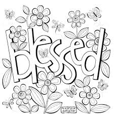 Download a free coloring page to aid in personal prayer and reflection. 52 Word Project Week Word 8 Blessed Blessed Is The Woman Who Delights In God Love Coloring Pages Coloring Pages Inspirational Bible Verse Coloring Page