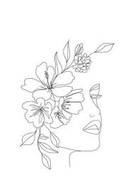 Magasin Society6 Hand Art Drawing Abstract Face Art Posters Art Prints