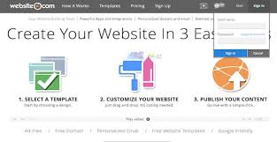 Website Login Simple Website Website Builder Free