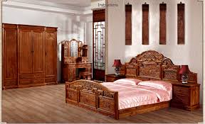521663132868 Chinese Antique Mahogany Furniture African Pear Solid Wood Double Bed 2 Mahogany Furniture Furniture Bedroom Items