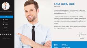 On top navigation, there is a pdf download button as well. Cv Site Template Verat