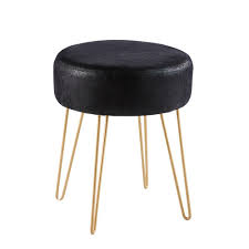 Tabouret Effet Peau De Serpent Noir Et Metal Maisons Du Monde Taburete Piel De Serpiente Metal