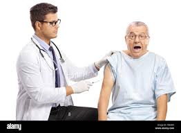 Patient scared of needle hi-res stock photography and images ...