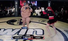 Check spelling or type a new query. Lightweight Woman Knocks Out 529 Pound Man To Win Freakshow Mma Fight Ededdneddy Org