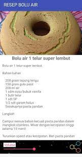 • vanili bubuk • gula pasir (klo kurang suja manis bisa dikurangi ya bund) • telur ukuran sedang suhu ruang • bahan b : Resep Bolu Air For Android Apk Download