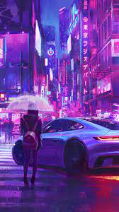 Mclaren cyberpunk night city rain 4k quality. Girl Night Raining City Car 4k Wallpaper 4 3049