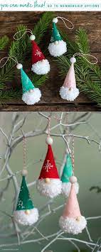 How To Make Pom Pom Gnome Ornaments Lia Griffith Christmas Ornament Crafts Christmas Crafts Diy Christmas Ornaments