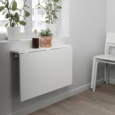 Werkzeug und baumaterial für profis und heimwerker. Norberg Wall Mounted Drop Leaf Table White 74x60 Cm Ikea