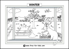 Winter Colouring Page Thumbnail Seasons Coloring Pages Staggering Photo Inspirations To Print The For Pre Approachingtheelephant