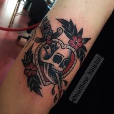 See more ideas about heart tattoo designs, heart tattoo, tattoo designs. Illustrated Gentleman Skull Heart Dagger Combo Thanks Drew Skull