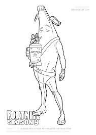 How To Draw Bunker Peely Fanmade Season 9 Skin Tutorial Making Alpha Fruit Out Of Peely Draw It Cute Coloring Pages For Boys Drawings Cute Coloring Pages