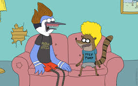 Mordecai Y Rigby Como Beavis And Butthead Cartoon Crossovers Regular Show Cartoon