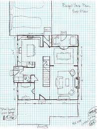 Ringel House Plan Graph Paper First Floor Lets Build A House