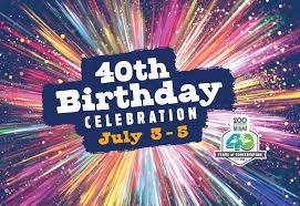 A 40th birthday speech is called for and you've accepted the responsibility of writing and delivering it. Zoo Miami Turns 40