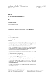 Mai 1996, das als „antrag nach artikel 90 des statuts der. Http Suche Landtag Bw De Redirect Itl Wp 15 Drs 1682