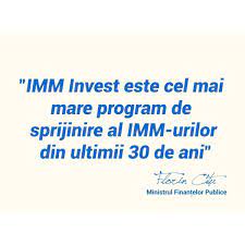 Aplicatia Pentru Inscrierea In Programul Imm Invest Romania Va Fi Deschisa Pentru Imm Uri In Data De 28 04 2020 Ora 9 00