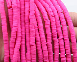 New Color Vinyl Heishi Beads,4mm/6mm/8mm Vinyl Beads,polymer Clay African  Vinyl Disc Beads,wholesale Vinyl Heishi DIY Making Jewelry Beads.