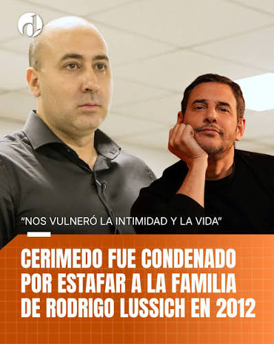 El exasesor de Milei fue condenado por estafar a la familia de Lussich 🚨 🔙 Antes de convertirse en consultor político en campañas presidenciales de la ultraderecha, Cerimedo consolidó su trayectoria mediante