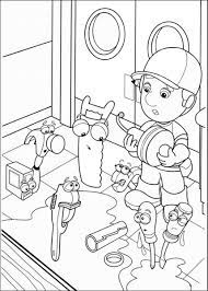 You can print or color them online at 554x744 printable the tools with handy manny coloring for kids kiddos. Handy Manny Coloring Pages
