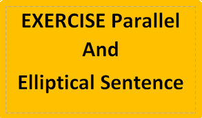 Contoh Latihan Soal Parallel Dan Elliptical Sentence Pilihan Ganda Sentences Elliptical Exercise