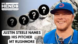 Justin Steele of the Chicago cubs names his MLB Pitcher Mt Rushmore