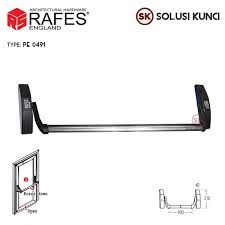 Pusat perlengkapan handle pintu panic exit, handle pintu emergency, handle pintu panic bar, handle pintu darurat, harga pintu emergency exit, harga panic bar, harga pintu darurat kebakaran, harga handle panic door, harga handle pintu merk kend, harga pintu besi. Jual Handle Pintu Darurat Panic Exit Rafes England Pe 0491 Di Lapak Solusi Kunci Bukalapak