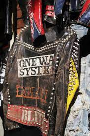 The Meaning Of Blackmeans Punk Outfits Denim Jacket Grunge Battle Jacket