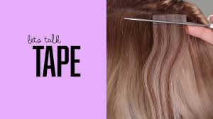 Wir verhelfen dir zu deinem traumhaar! Tape On Hair Extensions Attachmebt Step By Step Rapunzel