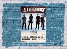 Alter Bridge - Like A Storm , Hamburg 2016 - Konzertplakat, 22,90 €