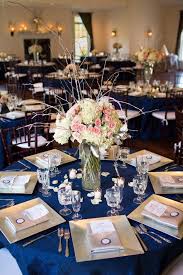 Pin By Jennica On Blue Pink Yellow And White Icy Slate Dusty Denim Pale Frosty Dark Ombre And Muted Blue And Blush Wedding Wedding Table Wedding Table Settings