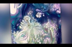 Acrylic Pouring Australian Look What Ava Did Wow Kmart Products Youtube Acrylic Pouring Art Pouring Painting Acrylic Art