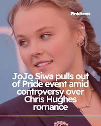 JoJo Siwa has pulled out of a Pride event days after after opening up about  the “pressure” to label herself a lesbian. ➡️ bit.ly/44t6FKp