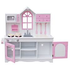 For older kids, you can buy bigger kitchen sets that consist of various equipment and utensils that are required in a kitchen. Pretend Play Kitchen Set For Girls Kids Kitchen Playset W Stove Oven Microwave Sink Wooden Pretend Cooking Food Set Kids Girl Toys Birthday Christmas Gifts 41 7 X15 7 X42 5 Pink Q6349 Walmart Com Walmart Com