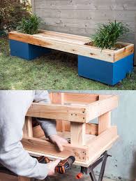 How To Build A Planter Bench Planter Bench Garden Bench Diy Outdoor Garden Bench