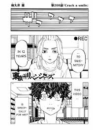 Tōkyō ribenjāzu) adalah serial manga jepang yang ditulis dan diilustrasikan oleh ken wakui. Tokyo Revengers Chapter 200 Crack A Smile Album On Imgur