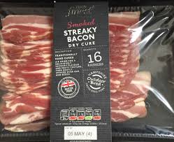 Not suitable for cooking from frozen. Smoked Streaky Dry Cure Bacon Tesco 240 G