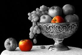 Black And White Still Life Photography Fruit Apple Still Life Black And White Photography With Color Nature Morte Bol De Fruits Peinture Noir Et Blanc