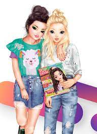 das topmodel magazin topmodel models susses madchen zeichnung