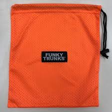 Breathable and durable nylon bag. Funky Trunks Large Mesh Bag Ftlmb Orange