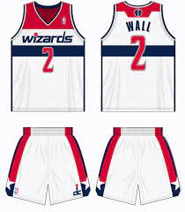 The official wizards pro shop at nba store has all the authentic wizards jerseys, hats, tees. Washington Wizards Uniform White Uniform With Red White And Blue Stripes Across Chest Sport Basketball Uniforms Design Basketball Jersey Basketball Shirts