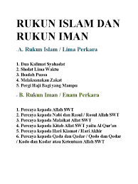 Sedangkan secara istilah syar'i, iman adalah keyakinan dalam hati, perkataan di lisan, amalan dengan anggota badan, bertambah dengan melakukan ketaatan dan berkurang dengan maksiat. Rukun Islam Dan Rukun Iman