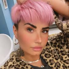 Lovato debuted a new, short haircut in a tweet to fans on tuesday night, us weekly noticed. Demi Lovato Just Chopped Off All Of Her Hair See Her Shocking New Look Shefinds