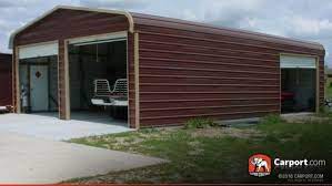 Metal Building Garage For Two Cars 22 X 31 Metal Buildings Metal Garage Buildings Metal Building Homes
