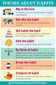 Idioms occur frequently in all languages; English Idioms Related To Habits Learn English With Harry